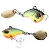 25mm 9g Dönen Metal Vib Titreşim Yem Spinner Kaşık Balıkçılık Lures Jigs Alabalık Kış Balıkçılık Sert Yemler Pesca Mücadele