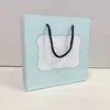 Striped Present Wrap Senior Kraft Paper Bags Festival Packing Bag Shopping DIY Multifunktions Candy Food Cookies