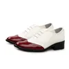 bianco Uomo elegante matrimonio gentiluomo scarpe eleganti classiche scarpe da ufficio uomo stringate Moda Bullock scarpe inglesi a punta