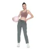 Lycra tkanina damskie joga swobodne spodnie elastyczne salony dresowe joggery z sznurkiem jogi sportowe spodnie