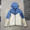 Mens Designer Jackets Spring Autumn Cotton Hooded Zipper Sweater Sports Casual Jacket