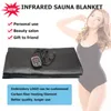 Quality far infrared sauna blanket thermal blanket slim body wrap portable bag fir