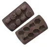 Pasen Silicone Fondant Mallen 8 Grid 3D DIY Bunny Pasen Egg Vormen Chocolade Gelei en Candy Mold