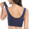 Meizimei Soutien-gorge de sommeil sans couture pour femmes Sports Bralette Lace Vest Beauty Back Lingerie Sexy Rembourré Crop Top BH Plus Taille Intime 201202