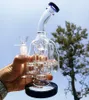 Szklane bongi Najnowsze Niesamowite Funkcja Recykler Bong Rury dla palenia Szklana Woda Rura Prysznicem żyrandol Honeycomb