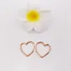 Authentic 925 Sterling Silver Pandora Asymmetric Heart Hoop Earrings Luxury for Women Men Girl Valentine Day Birthday Gift 288307 Annajewel