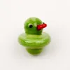 Little Yellow Duck Cap Banger Kawaii Cartoon Dome Cute Carb Caps For Glass Water Pipes 4 Colors