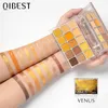 Qibest 15 Kolor Gwiaździsty Niebo Paleta Eyeshadow Paleta Ziemi Kolor Puree PearlesCent Glitter Shimmer Eye Shadow Eye Makeup