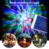 Mini USB LED Disco DJ Bühne Licht Tragbare Familie Party Ball Bunte Licht Bar Club Bühne Effekt Lampe Handy beleuchtung