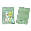 Coloridas e transparentes sacos Zipper fechamento bolsas de armazenamento Food umidade sacos à prova Mantenha Aroma bloqueio sacos de plástico