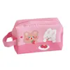 Nxy Cosmetic Bags Cartoon Bear Lady Portable Lovely Large Capacity Girls Pen Storage Washing Hot 220302