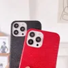 Casos de telefone de grão de lagarto de luxo para iPhone 13 13PRO 12 mini 12Pro 11 pro iPhone11 x xs max xr 8 7 mais couro pele capa de moda capa