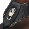 Новые поступления тапочки высокое качество ручной работы тапочки коровы натуральная кожа летняя обувь мода мужские пляжные сандалии флип флорки O4x6 #