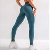Calças de ioga sem emenda Stretchy cintura alta ioga leggings calças calças de esportes empurrar as mulheres ginásio fitness leggings roupas 201202