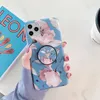 Fashion Flower Patterns Phone Case for iPhone 11 Pro MAX XR 8 7 6S Plus Selling Soft TPU phone cases with Bracket8515335