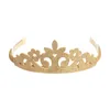 Glanzende pailletten kroon haar hoepel dimensionale kinderen baby meisjes mode prinses tiaras band accessoires party geschenken festival 4 5mq n2