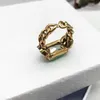 Bracelets de designer de luxo verde gem clássica ring ring grudings top presente de alta qualidade6248363