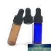 Mini Packing Bottle 100pcs 4ml Colorful Glass Pipette Bottle with Pure Glass Dropper Empty Perfume Sample Tubes Bottle Essential Oil Vial