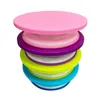 Non-Slip Baking Cake Decorating Supplies Plast Revolving Cake Display Stativ Färgglada Bakverk Verktyg 11 tum Kaka Skivspelare