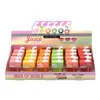 Lip Gloss 24Pcs/lot Fruit Makeup Shiny Moisturizing Transparent Oil Long Lasting Cute Liquid Lipstick Cosmetics