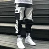 Streetwear Men's Multi Pockets Cargo Harem Pants Hip Hop Casual Man Track Pants Joggers Trousers Fashion Harajuku Men Pants 201130