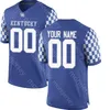 Custom 2023 Kentucky Wildcats Football Jersey NCAA College Lynn Bowden Benjamin Snell Josh Allen Akeem Hayes Kavosiey Smoke Couch Cobb Rose