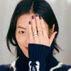 Hip Hop Fashion Personnel bijoux multi-couches Liu Wen Female Micro-alimentaire Ring Ring Modèle de niche d'anneaux de niche