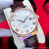 Cheap New Date 40mm Mens Watch Automatic White/Black Frosted Dial Silver Hands Steel Case Brown/Black Leather Strap Timezonewatch E408b1