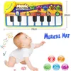 Baby Play Musical Developing Mat Children's Piano Mats Kids Educational Rug Music Carpet Toys for Children Crawling Pad Playmat LJ201113
