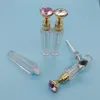 5 ml verpakking flessen diamantdeksel transparante lip gloss buis luxe toverstaf unieke lage MOQ lege lipgloss tubes cosmetische containers