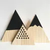 3pcsset Nordic Top Top Woodland Wood Mountain Decorative Kids Comeends Bookends Home деревянные дети y200106