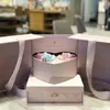 Pappersförpackning Box Wedding Flower Heart Gift Light Contro Display 7 tum Video HD Screen Presentlåda LCD245S4811000