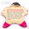 ペット犬の服冬の暖かい毛皮のコートフランスのブルドッグのための防水ジャケットの子犬コート
