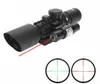 3-10x42eg Jakt Scope Tactical Optics Reflex Sight RiflesCope Picatinny Weaver Mount Red Green Dot med röd laser rifle räckvidd