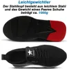 SUADEEX Arbeitssicherheitsschuhe Breathable Männer Construction Arbeiter Sicherheit Stahlkappe Schuhe Anti-zertrümmern pannensichere Sicherheitsstiefel 201019