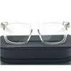 Fashion Sunglasses Frames Design Retro-Vintage Silver Decorated Frame Unisex Imported Acetates Square Bigrim 56-18-143 For Optical Fullset C