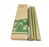 Cannucce per bevande per hotel in bambù verde Phyllostachys Heterocycla naturale da 20 cm con pennello Negozio di tè al latte Nuovo arrivo 8 9nt F2
