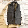 Jaquetas masculinas Jaycosin Outono e Inverno Fashion listras confortáveis ​​eslim quentes zíper casuais jaqueta sem mangas 2021