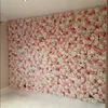 40x60cm Artificial Flowers Row 18 Designs Silk Hydrangea Wall Panel Party Wedding Background Baby Shower Supplies Simulation Flower Head Home Backdrop Decoration