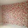 40x60cm Artificial Flowers Row 18 Designs Silk Hydrangea Wall Panel Party Wedding Background Baby Shower Supplies Simulation Flower Head Home Backdrop Decoration