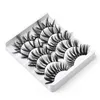 15 pairs/box False Eyelashes Natural Thick 3D Faux Mink Fake Eyelashes Soft Reusable Eyelash Set