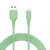 KVALITET USB DATA KABEL SOFT SILICONE 5V 3A MICRO TYP C CORDS FÖR ANDROID TABLET Snabbladdning S8 S9 Obs 10 Mobiltelefon Data Cord