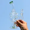 Bong in vetro riciclato spesso Accessori per fumatori Regalo per fumatori Percolatore da 8,6 pollici Lunghezza squisita Pipa ad acqua Olio Dab Rig Giunto femmina da 14 mm con ciotola per tabacco in vetro