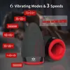 NXY Automatic Aircraft Cup Male Oral Sex Electric Masturbation Machine Toy Sexy Big Mouth Red Lips Uppvärmning Vibrator 0114