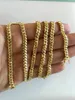 Men's Solid 14k Yellow Gold Plated Miami Cuban Link Chain 6mm Necklace 24"