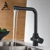 Filter Kitchen Faucets Deck Mounted Mixer Tap 360 Rotation with Water Purification Features Mixer Tap Crane For Kitchen WF-0175 T200710