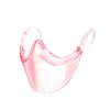 Transparent skyddsmask Mode Shield PC Anti Splash Isolering Mouth Cover 9 Färger Unisex Outdoor Transparent Designer Face Masks YW20