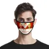 Kerstmis Volwassenen Kid Calico Masker Anti-Fog Wasbare Katoen Maskers Kleur Cartoon Face Party Fashion Design