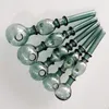 Big Ball Green Glass Pipes Huile Nail Burning Jumbo Pipe Pyrex Burner en verre 57 pouces Longueur LakeGreen 145 mm d'épaisseur 6285184