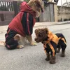 Newly Pet Dog Clothes Rain Snow Coats Waterproof Raincoats 4 Legs Raincoat for Small Medium Large Dogs 201029